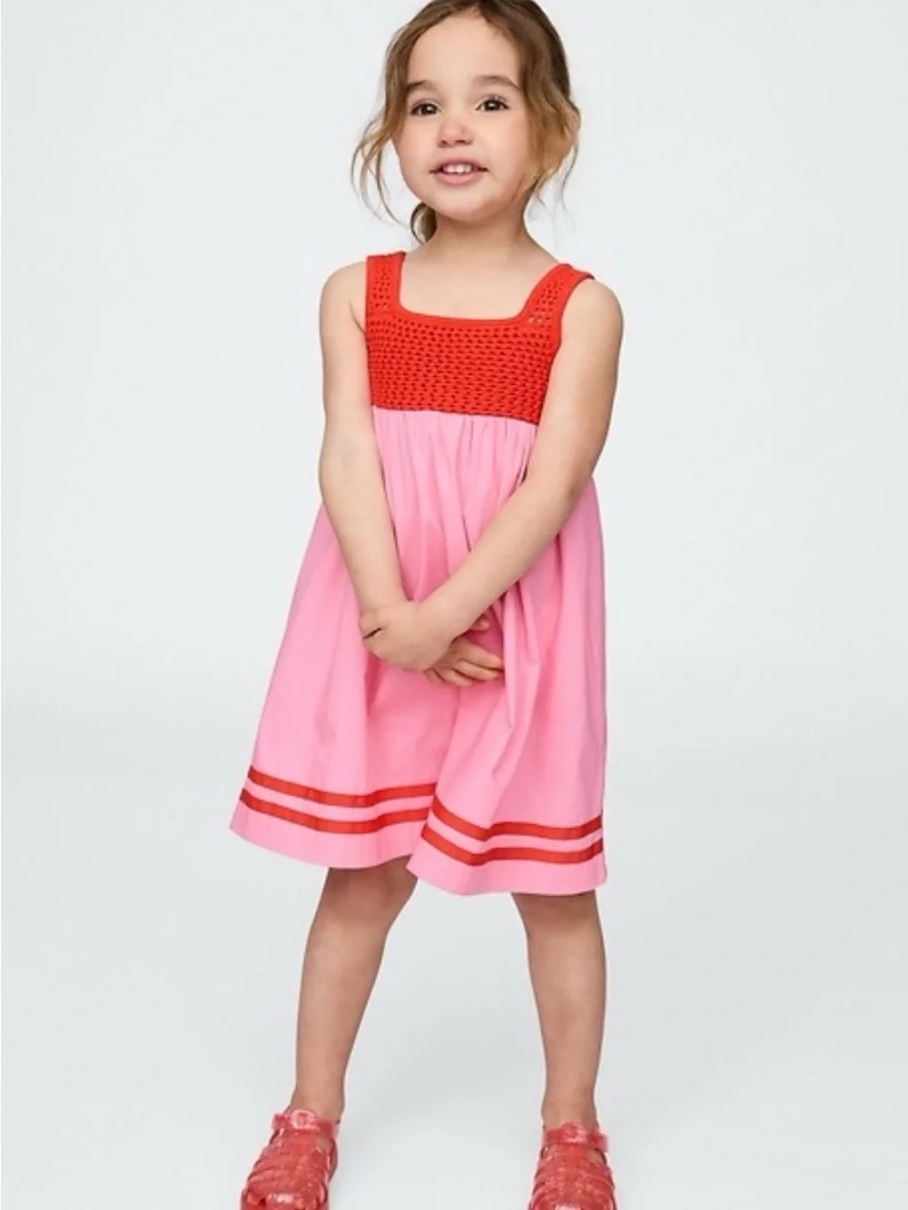 Baby Gap Baby & Toddler Crochet-Yoke Dress